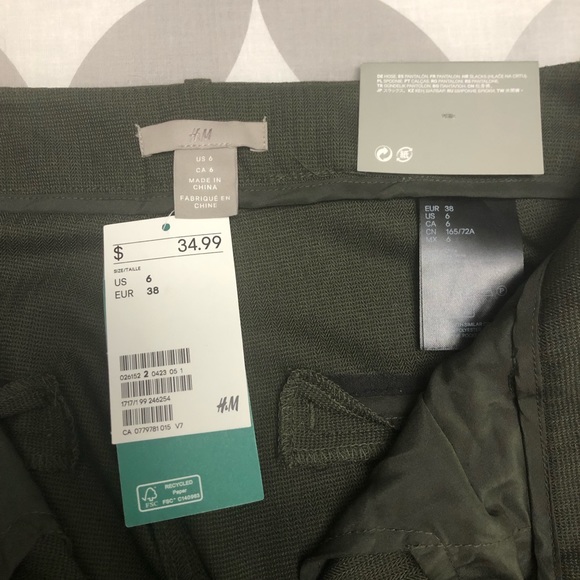 NEW H&M Dark Brown Slacks - Picture 4 of 12